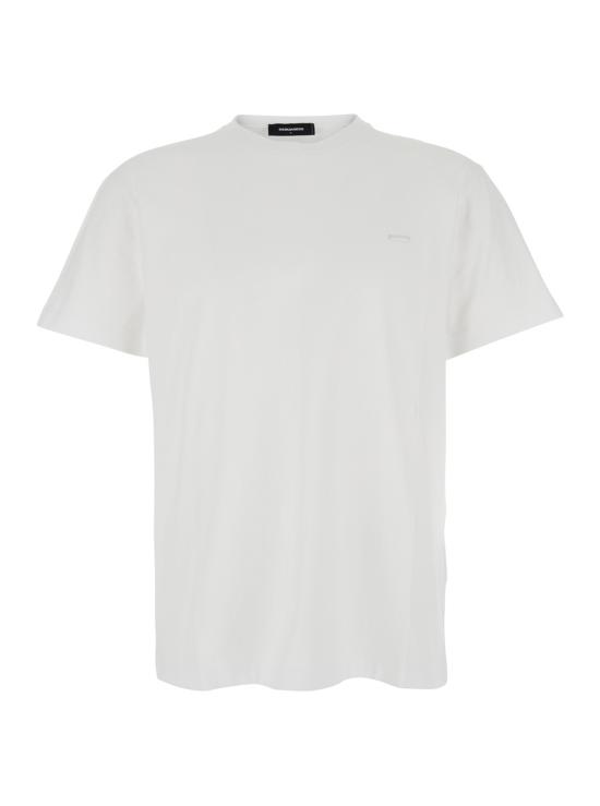 25FW 디스퀘어드2 반팔 티셔츠 S74GD1253D20020100 White