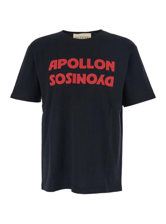 25FW 발렌티노 가라바니 반팔 티셔츠 7V0MG16PB6E0NR Black