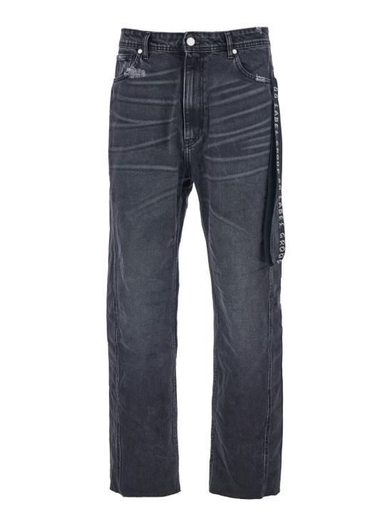 25FW 44레이블 데님 팬츠 B0030621FA577P710 Black