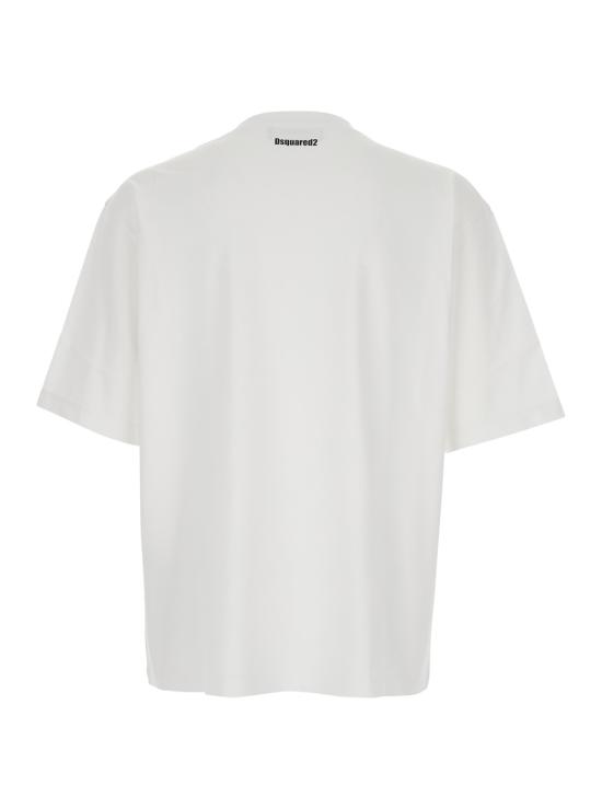 25FW 디스퀘어드2 반팔 티셔츠 S74GD1478D20033100 White - DSQUARED2