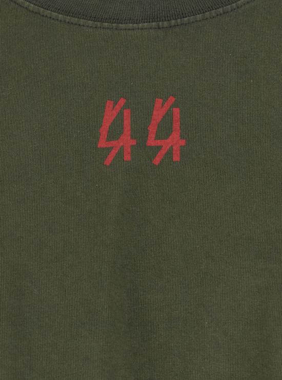 25FW 44레이블 반팔 티셔츠 B0030556FA673P723 Green - 44 LABEL