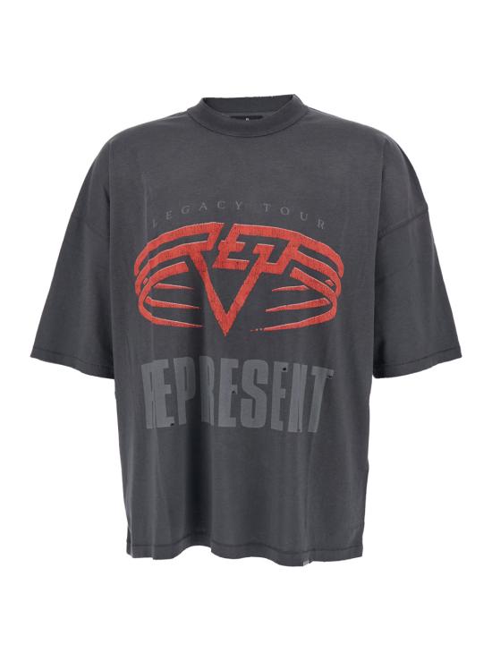 25FW 리프레젠트 반팔 티셔츠 MLM10017646 Grey