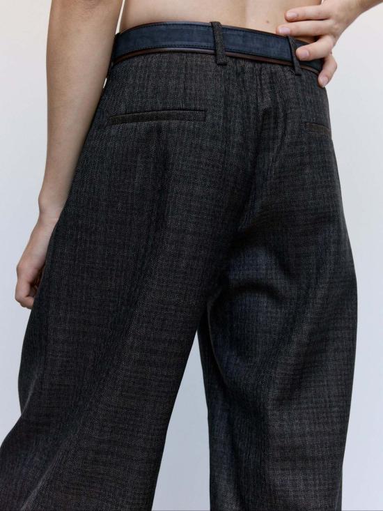  아워레가시 치노 팬츠 아워 레거시 브라운 던모어 체크 울 브릿지 치노 - OUR LEGACY