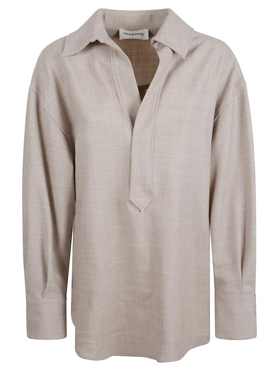 25FW 트루 로얄 블라우스 TRT182 TR F40 008 Sand