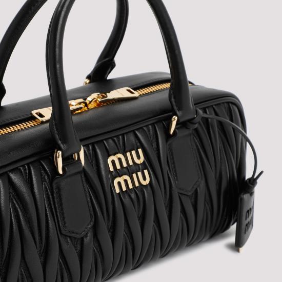 26SS 미우미우 토트백 5BB148 V OONAN88 F0002 Nero - MIU MIU