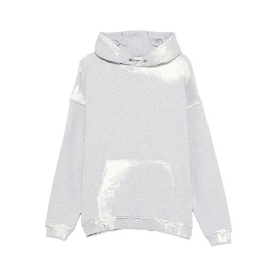 25FW Stay Human On Earth 후드 티셔츠 F25 01D HEATH GREY