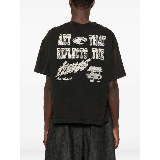 25FW 오너 더 기프트 반팔 티셔츠 HTG250347 BLACK - HONOR THE GIFT