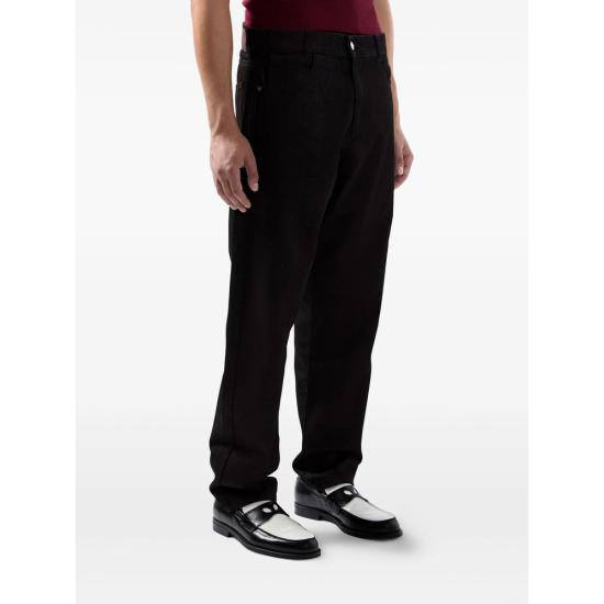 25FW 지씨디에스 스트레이트 팬츠 B2CM2901DA7 BORDE RED BLACK - GCDS