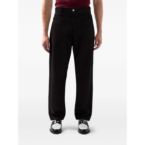 25FW 지씨디에스 스트레이트 팬츠 B2CM2901DA7 BORDE RED BLACK - GCDS