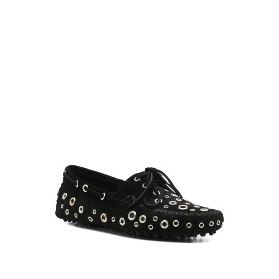 25FW 기마구아스 로퍼 CAR SHOES EYEL BLACK - GIMAGUAS