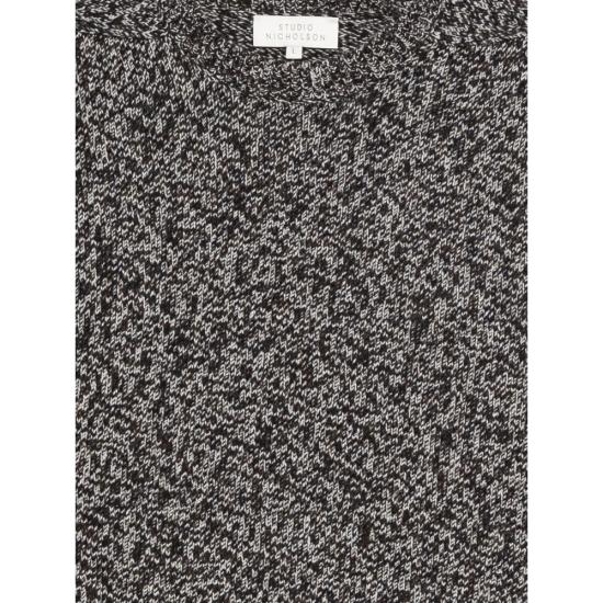 25FW 스튜디오 니콜슨 스웨터 SNM 377 HEMYL NAMOU BLUE WHITE - STUDIO NICHOLSON