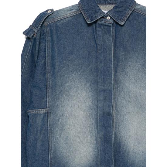 25FW 기마구아스 미디 스커트 RUFFLE DABLU BLUE - GIMAGUAS