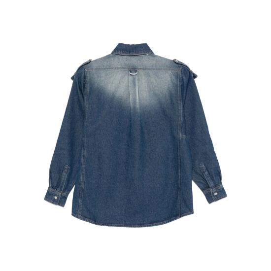 25FW 기마구아스 미디 스커트 RUFFLE DABLU BLUE - GIMAGUAS