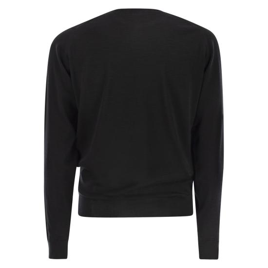 25FW 존스메들리 스웨터 LUNDY BLACK - JOHN SMEDLEY