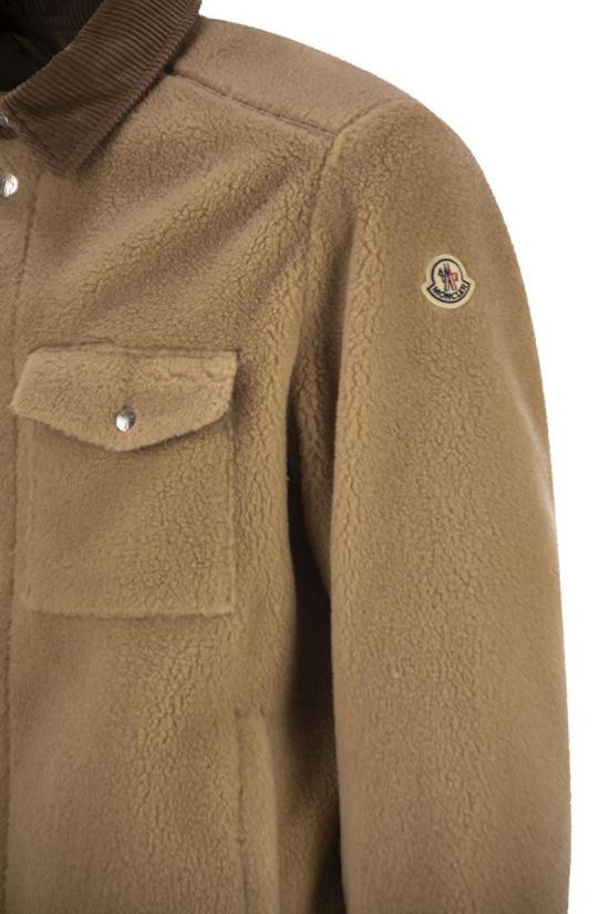 25FW 몽클레어 긴팔 셔츠 K20912F00025809BY 20U Beige - MONCLER