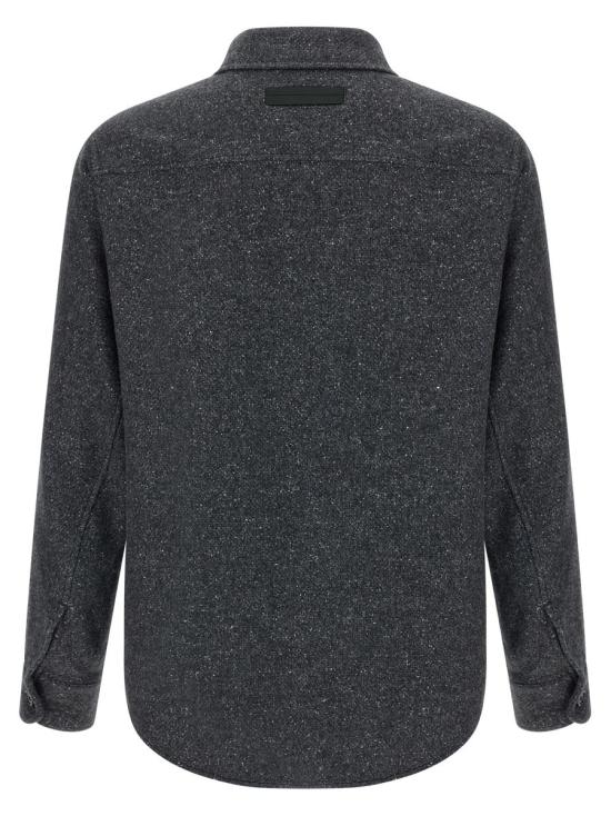 25FW 에르메네질도제냐 긴팔 셔츠 UGV10A2SOT48005G054 GRAY - ERMENEGILDO ZEGNA
