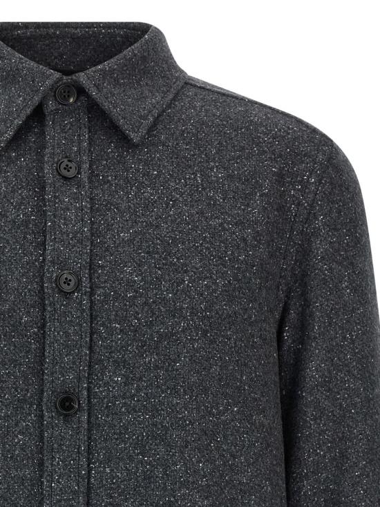 25FW 에르메네질도제냐 긴팔 셔츠 UGV10A2SOT48005G054 GRAY - ERMENEGILDO ZEGNA