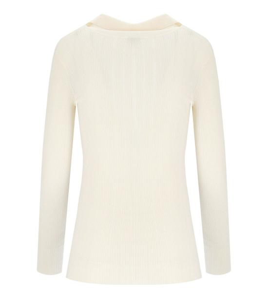 25FW 엘리자베타프랜치 스웨터 MK09B56E2 DZ9 38 White - ELISABETTA FRANCHI