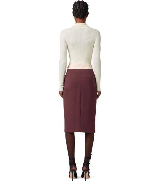 25FW 엘리자베타프랜치 스웨터 MK09B56E2 DZ9 38 White - ELISABETTA FRANCHI