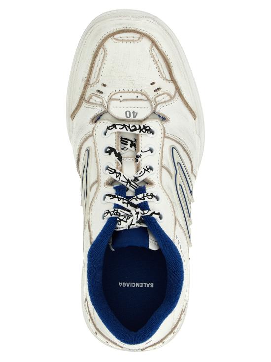 26FW 발렌시아가 햄튼스 미디움 원 아웃 스니커즈 841765WCURB9141 White - BALENCIAGA