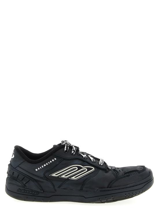 26FW 발렌시아가 햄튼스 미디움 원 아웃 스니커즈 841765WCURB1000 Black