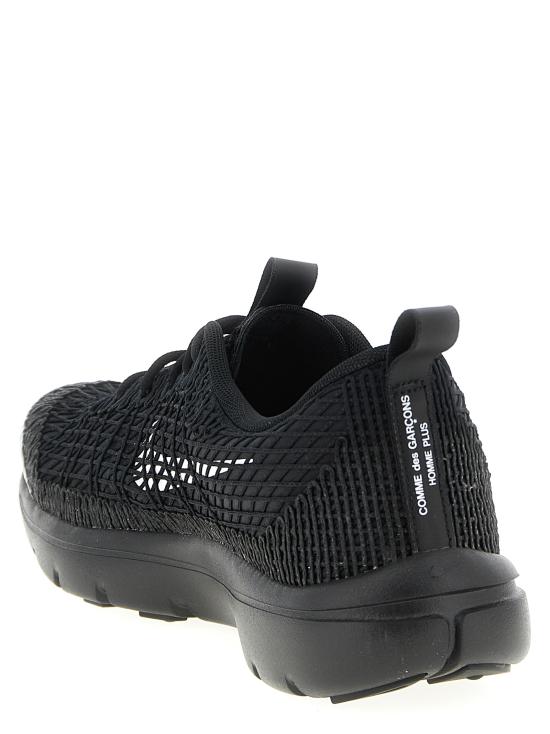 25FW 나이키 옴므 플러스 메쉬 패널 레이스업 스니커즈 PPK1051 White Black - NIKE