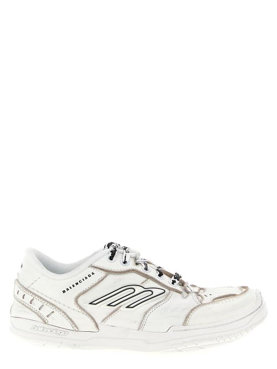 26FW 발렌시아가 햄튼스 미디움 원 아웃 스니커즈 841763WCURS9000 White