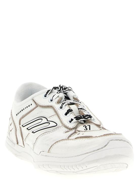 26FW 발렌시아가 햄튼스 미디움 원 아웃 스니커즈 841763WCURS9000 White - BALENCIAGA