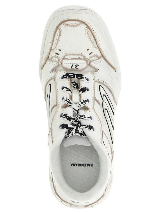 26FW 발렌시아가 햄튼스 미디움 원 아웃 스니커즈 841763WCURS9000 White - BALENCIAGA