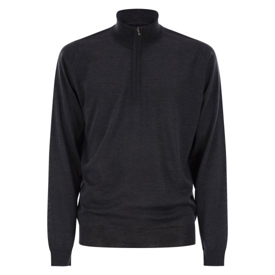 25FW 존스메들리 집업 니트 BARROW ANTHRACITE