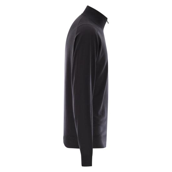 25FW 존스메들리 집업 니트 BARROW BLACK - JOHN SMEDLEY