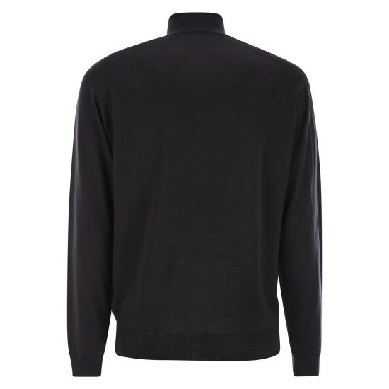 25FW 존스메들리 집업 니트 BARROW BLACK - JOHN SMEDLEY