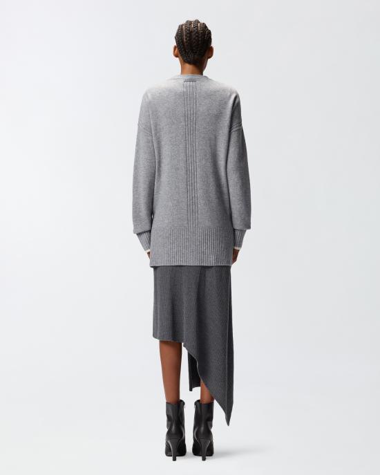 25FW 핑코 가디건 105451A2Q9 II2 Grigio monumento - PINKO