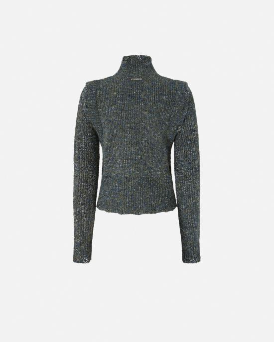 25FW 핑코 터틀넥 105968A2YB IG1 Grigio ble verde - PINKO