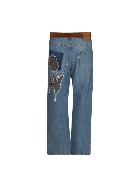 25FW 마르니 스트레이트 팬츠 PUJU0021QS USCY44 00B96 00b96 - MARNI