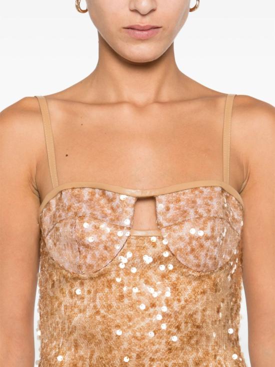 25FW 데이비드 코마 미디 원피스 PF25DK104D BROWN Brown - DAVID KOMA