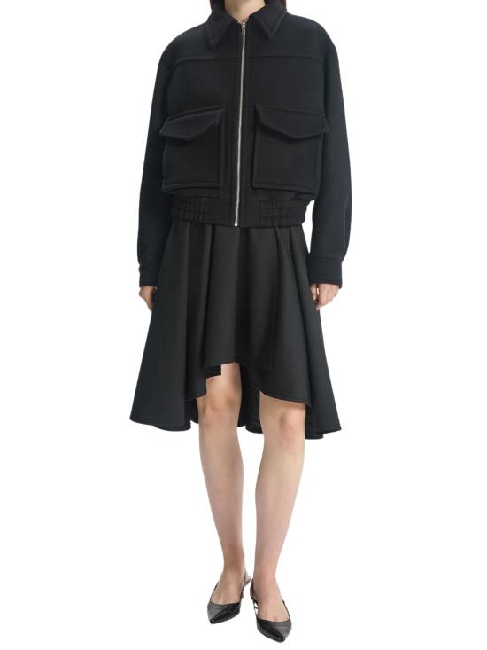 25FW 바이트 스튜디오 미디 스커트 115954 0999 Black - BITE STUDIOS