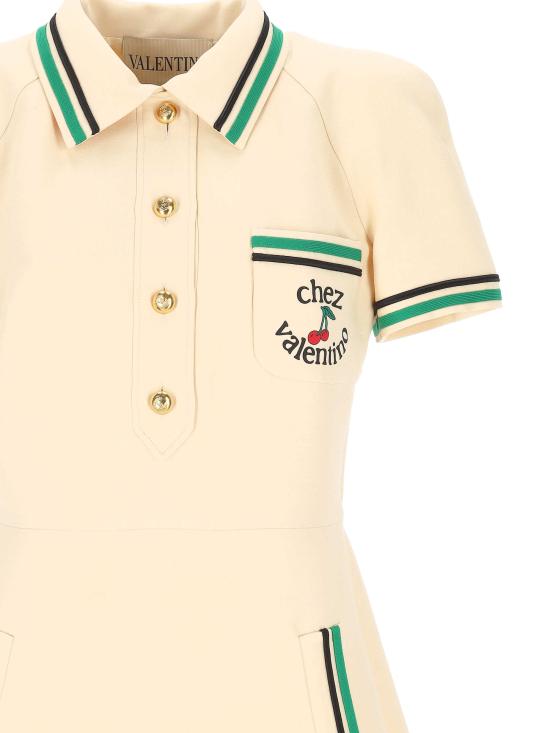 25FW 발렌티노 PAP 미디 원피스 7B3VAFN0 1CFCSH Betulla - VALENTINO PAP