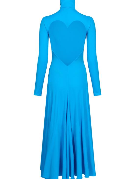 25FW 알라이아 미디 원피스 AA9R2789J070B 556 Azzurro - ALAIA