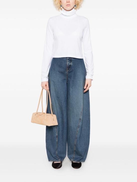 25FW 알라이아 셔츠 AA9I0010J010B 000 White - ALAIA