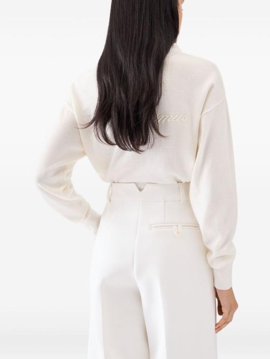 25FW 자크뮈스 가디건 CDW00816AK00299 110 White - JACQUEMUS