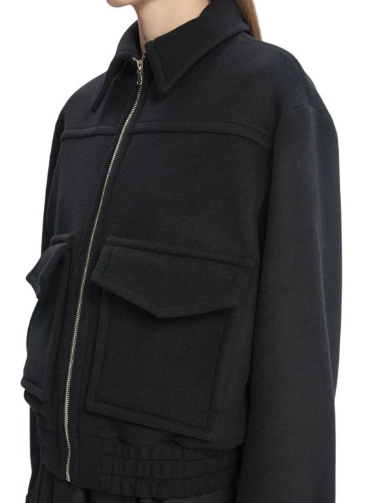 25FW 바이트 스튜디오 봄버 자켓 118918 0999 Black - BITE STUDIOS