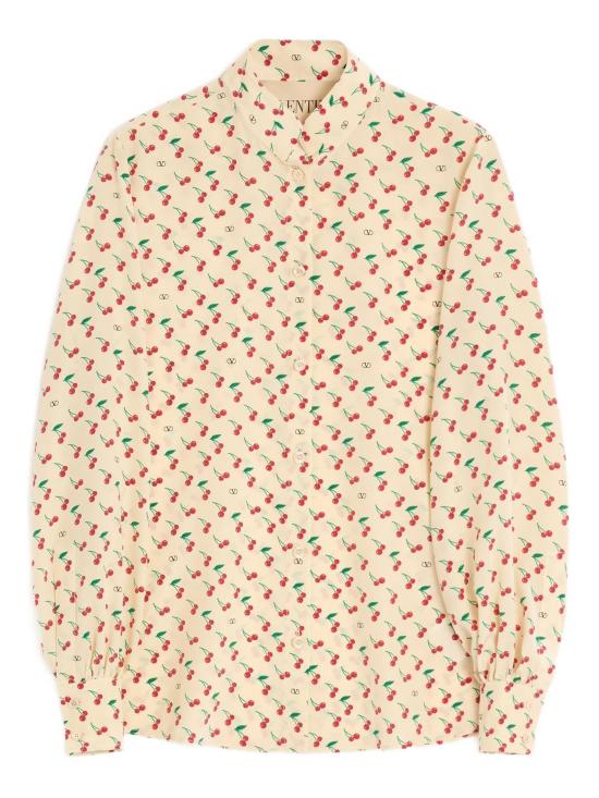 25FW 발렌티노 PAP 셔츠 7B3AB7U0 9M9CRF BETULLA SHERRY