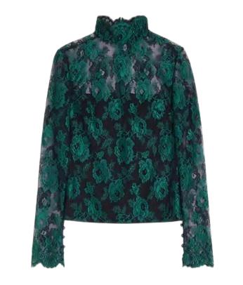 25FW 발렌티노 가라바니 긴팔 티셔츠 7B0AEB40 9S8392 Marine emerald