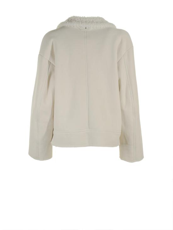 25FW 살바토레 산토로 가죽 자켓 45042 D BLACK White - SALVATORE SANTORO