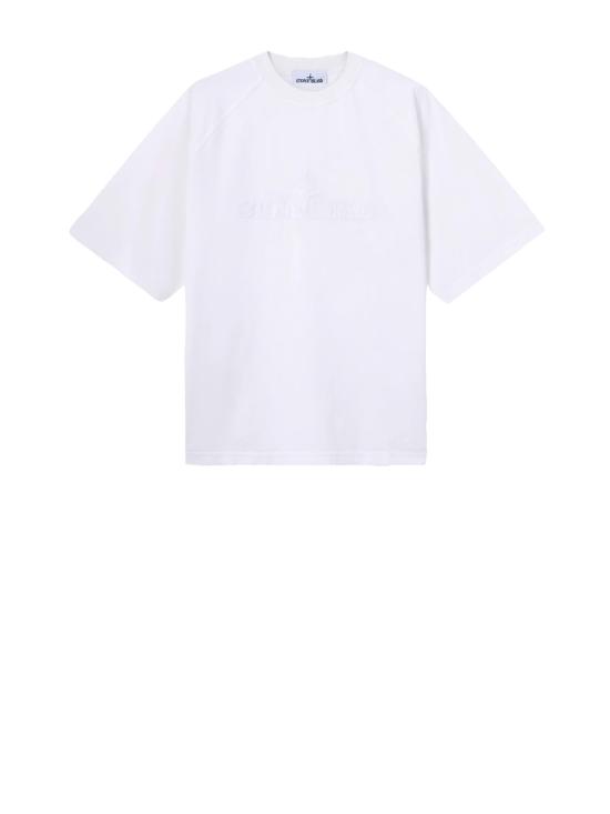 25FW 스톤 아일랜드 반팔 티셔츠 K2S152100005 S0115V0001 White