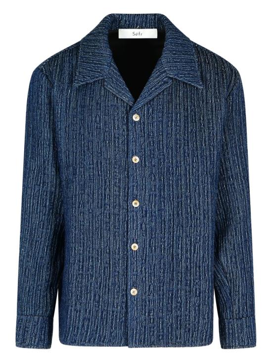 25FW 세퍼 긴팔 셔츠 WES SHAPEOFWATER Blue