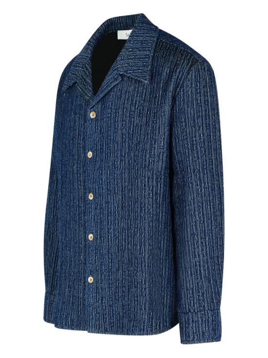 25FW 세퍼 긴팔 셔츠 WES SHAPEOFWATER Blue - SEFR