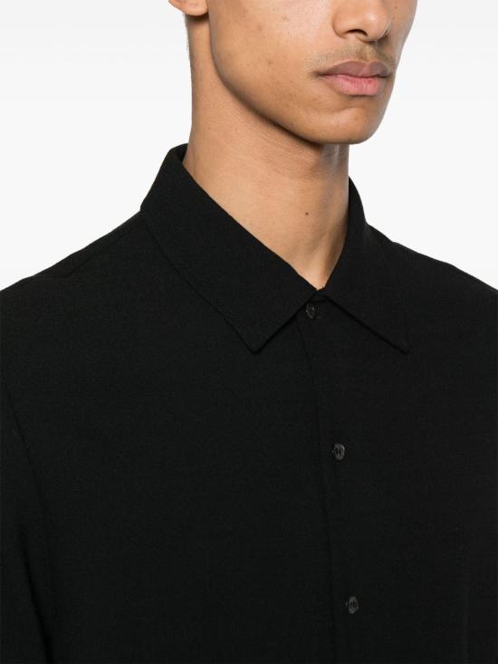 25FW 세퍼 긴팔 셔츠 SENSE BLACKCREPE Black - SEFR