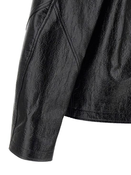 25FW 세퍼 가죽 자켓 DUKE FAUXMEMORYLEATHER Black - SEFR